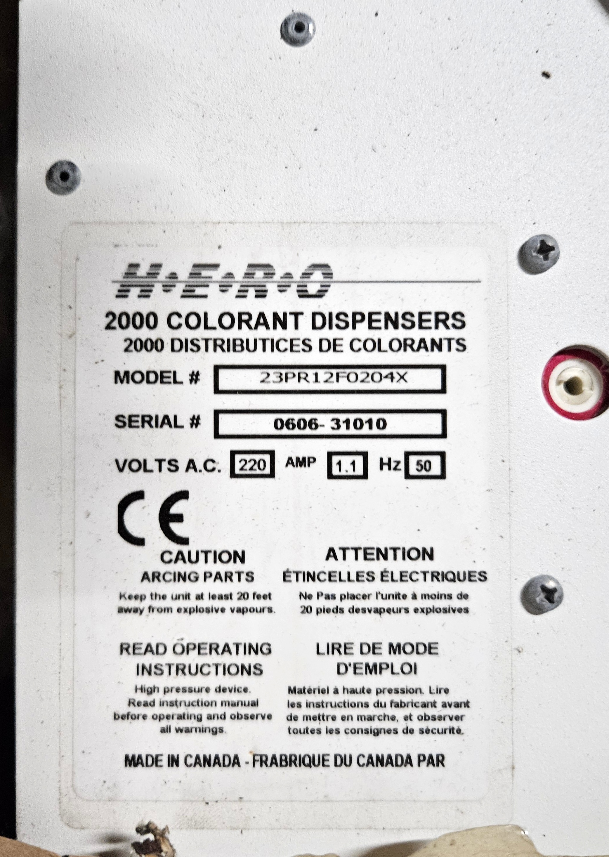 Новый ручной дозатор HERO-2000 Canada(12 колб)