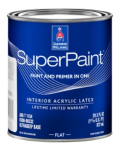 Sherwin-Williams Super Paint Interior Latex Flat Ultra Deep 1L